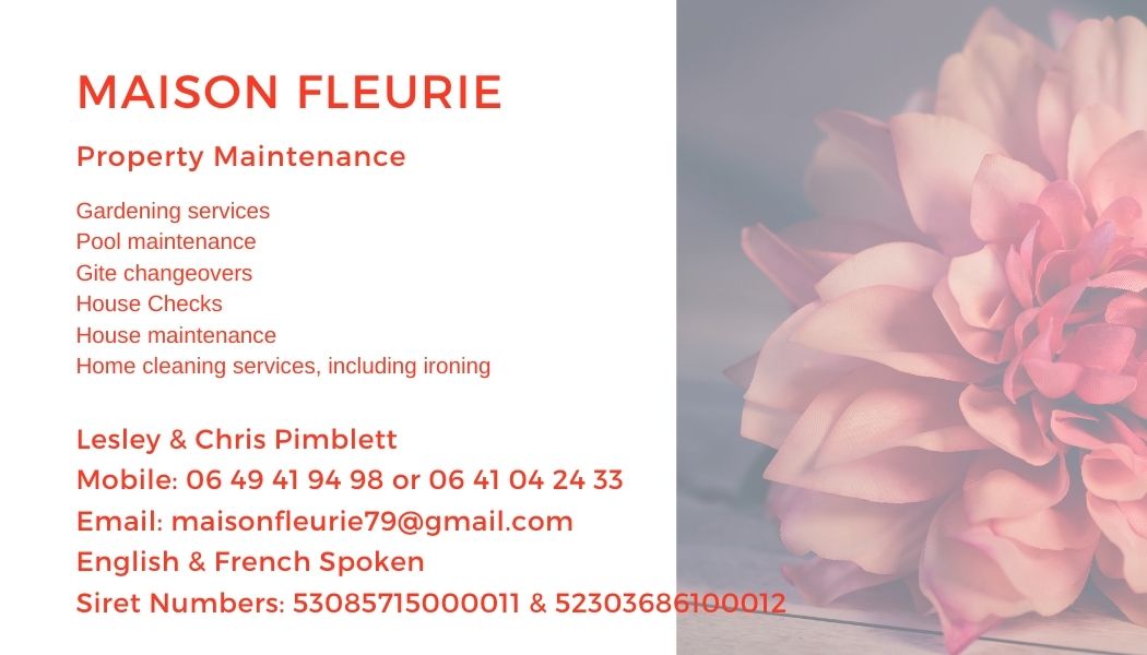 Maison Fleurie Property Maintenance Vendee and Deux Sevres