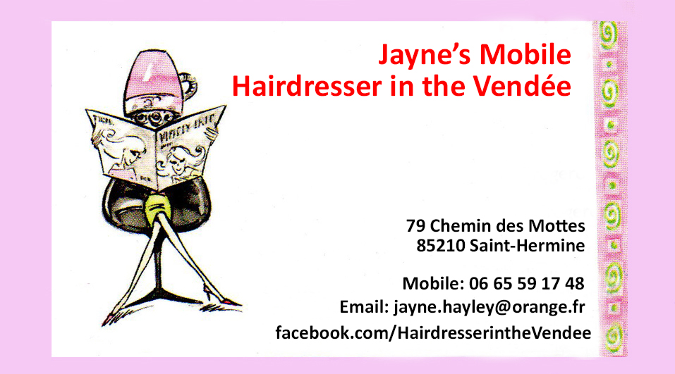 Jaynes Mobile Hairdresser in the Vendee