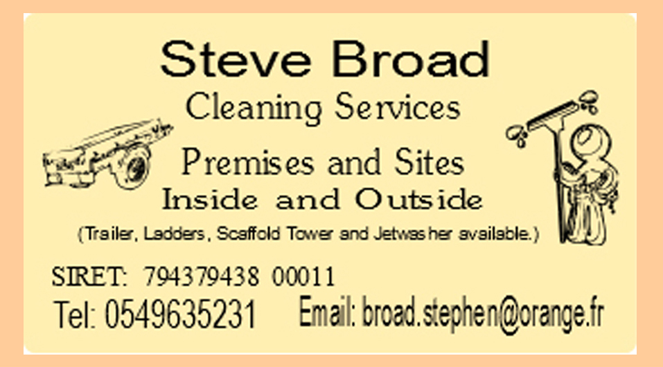 Steve Broad Cleaning Services Deux Sevres