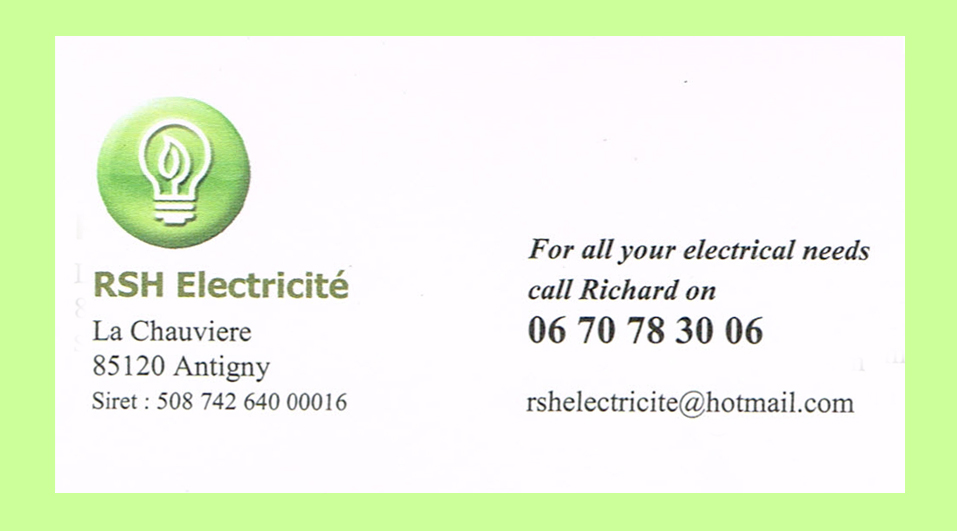 RSH Electricite Antigny Vendee