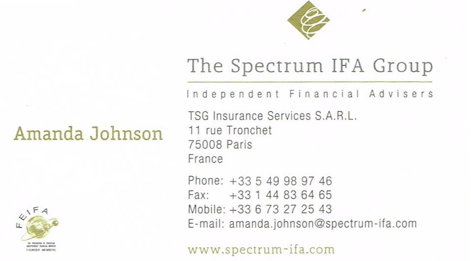 Spectrum IFA Group Amanda Johnson