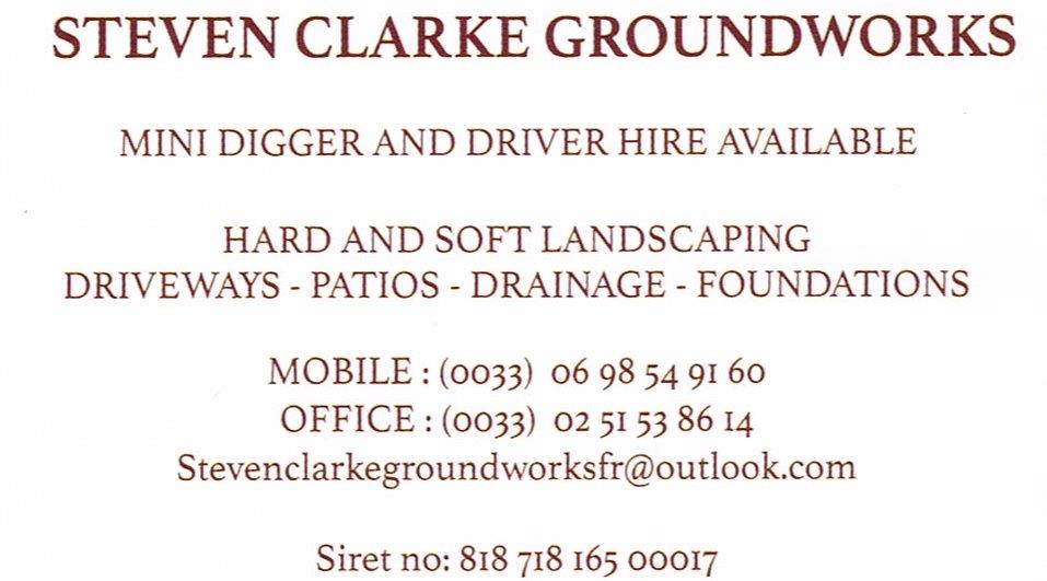 Steven Clarke Groundworks Vendee