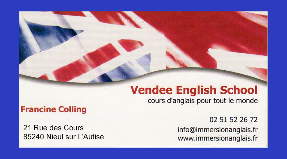 Vendee English School Nieul sur L